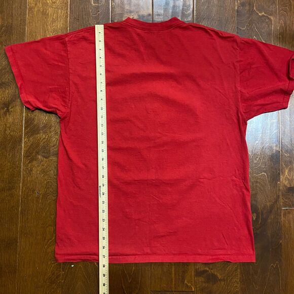 Jerzees Vintage Y2K Garfield Employee Of The Month Red T-Shirt Men's Size XL - Picture 7 of 7